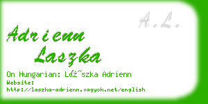 adrienn laszka business card